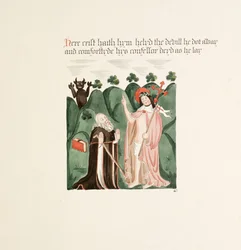 Ms. New Coll 380, f42r. The antiquities of the Cathedral Church of Saint Mary, Carlisle, drawn by Robert Carlile, 1795